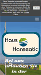 Mobile Screenshot of haus-hanseatic-duhnen.de